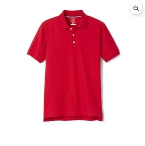 French Toast Boys Red School Uniform Polo